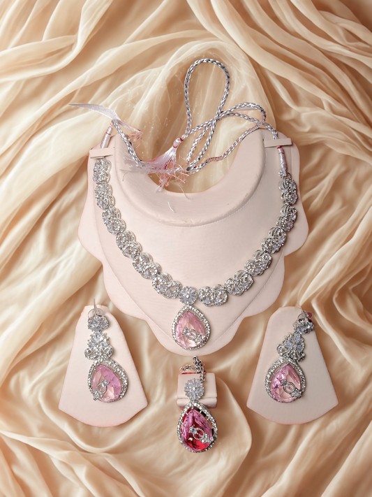 Blush Royale American Diamond Set
